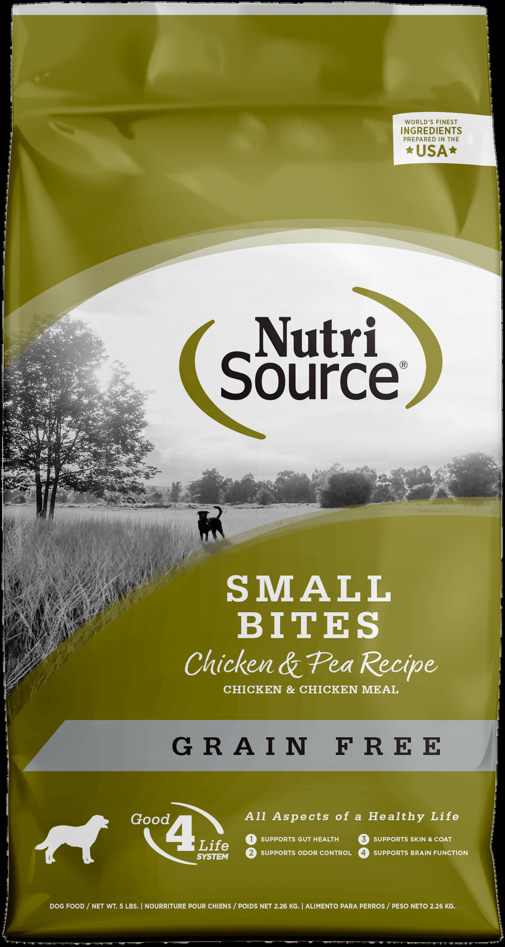 Nutrisource dog food store chicken and pea